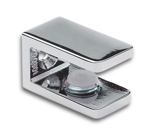 Glass shelf support angular, width 15 mm